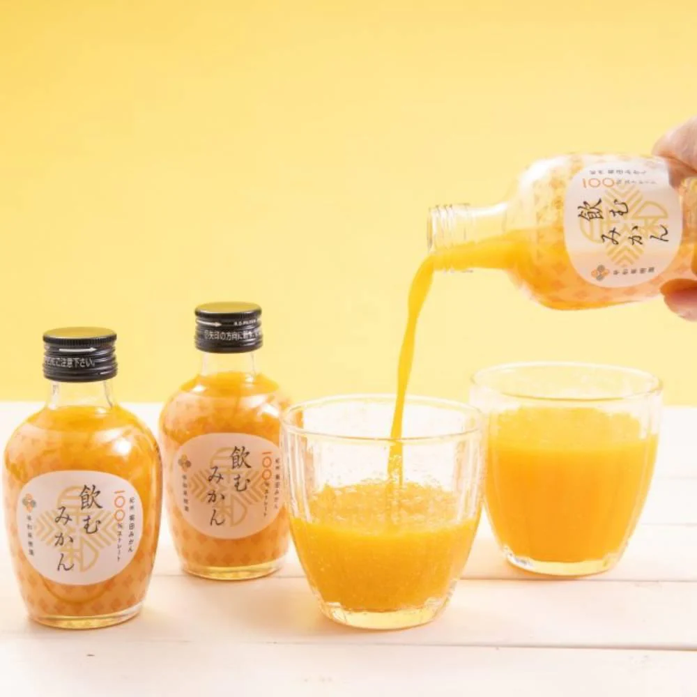100% Natural Arita Mikan Mandarin Orange Juice Freshly Squeezed 180ml - Image 2