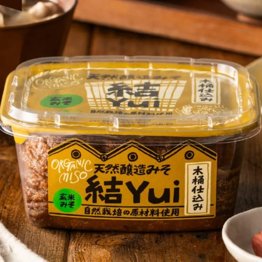 Adachi Jozo Yui Barrel Aged Organic Genmai Brown Rice Miso Paste 450g - Image 5