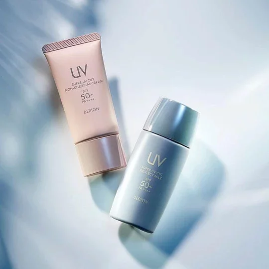 Albion Super UV Cut Mineral Sunscreen & Makeup Base SPF50+ 40g - Image 3