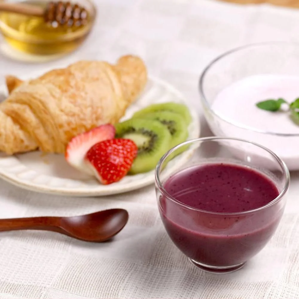Black Rice Amazake & Acai Blueberry Vinegar Drink Pouch 150g - Image 3