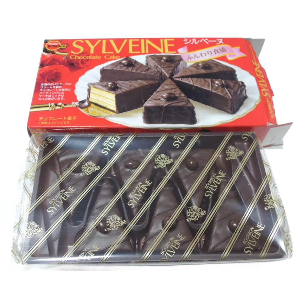 Bourbon Sylvene Chocolate Coated Cream Filled Cake Pieces 6 Pieces - Image 5