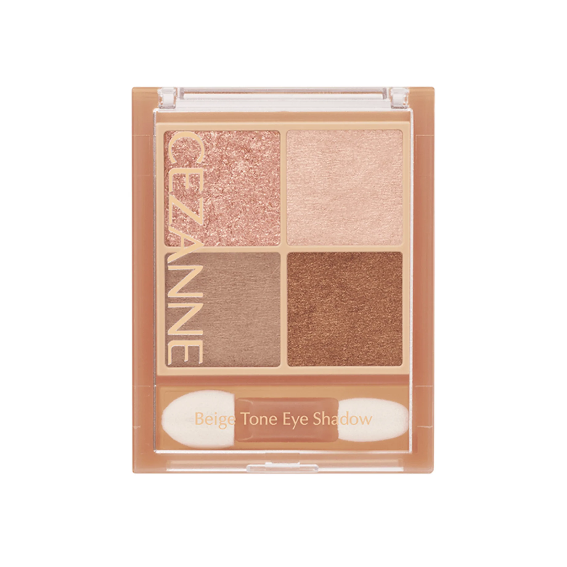 Cezanne Beige Tone Eyeshadow Four Color Eye Shadow Palette 4.3g - Image 6
