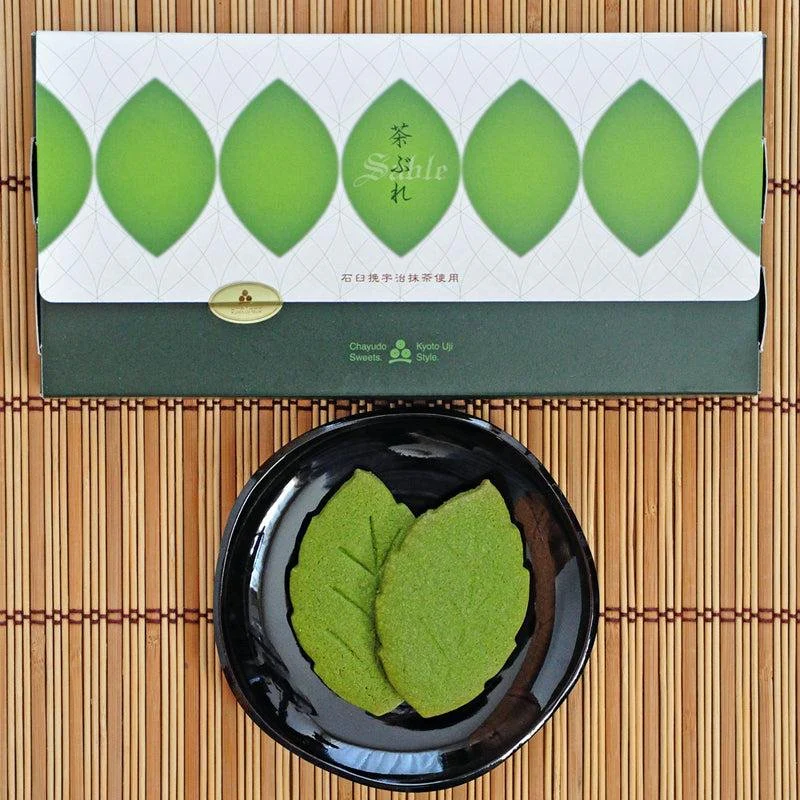 Chayudo Uji Matcha Sablé Matcha Green Tea Butter Cookies 6 Pieces - Image 3