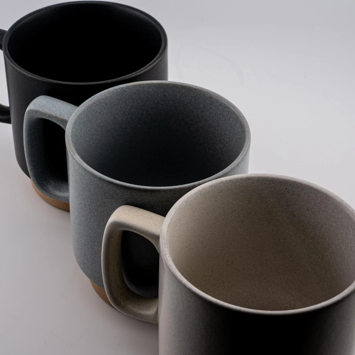 Cocochi Mug Stackable Ceramic Coffee Cup Space-Saving Matte Finish 320ml - Image 2