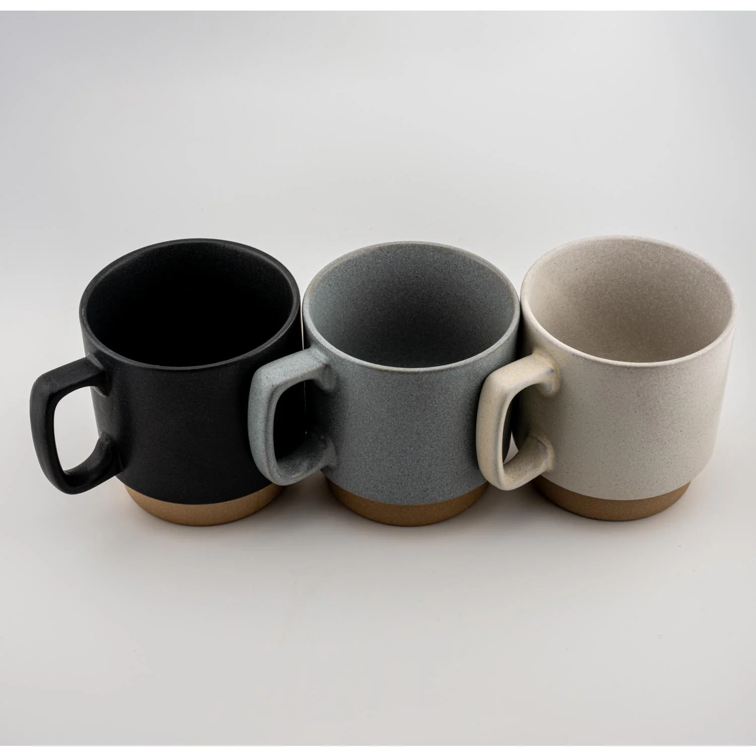 Cocochi Mug Stackable Ceramic Coffee Cup Space-Saving Matte Finish 320ml - Image 3