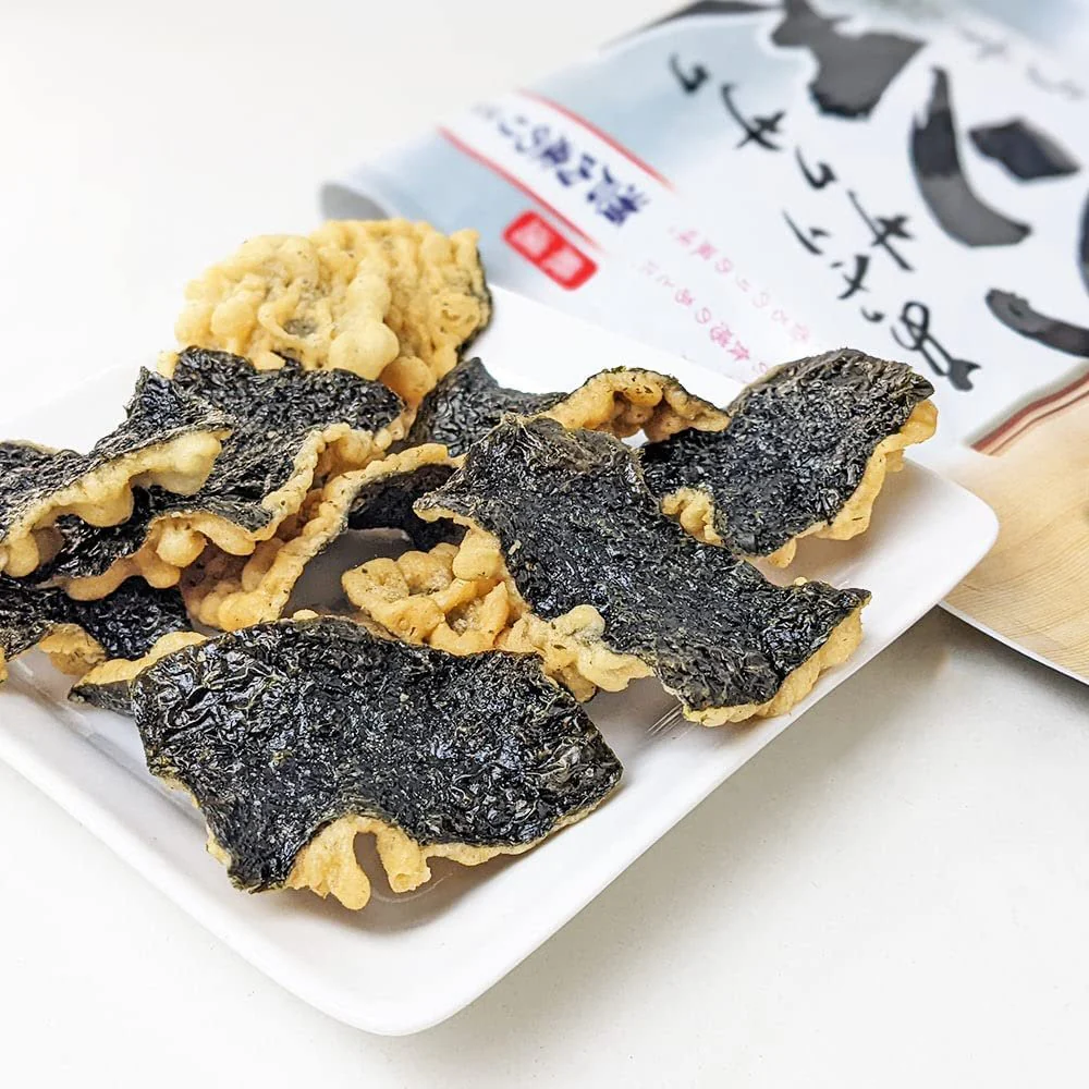 Daiko Foods Noriten Lightly Salted Nori Seaweed Tempura Chips (Pack of 10) - Image 2