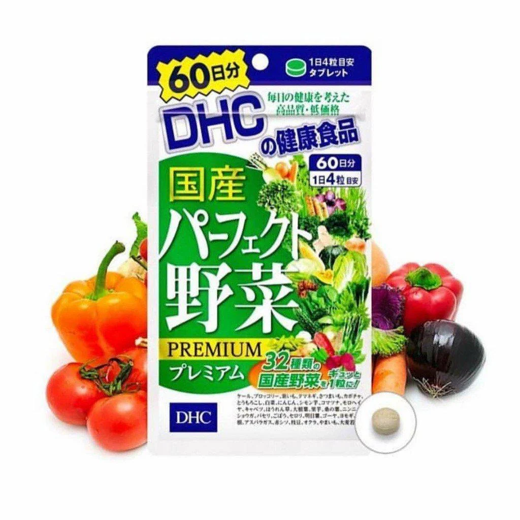 DHC Perfect Vegetables Premium Supplement 240 Tablets (For 60 Days) - Image 5