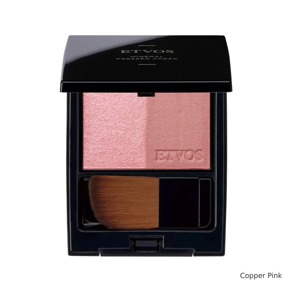 Etvos Mineral Pressed Cheek Two-Tone Blush Palette 4.5g - Image 4