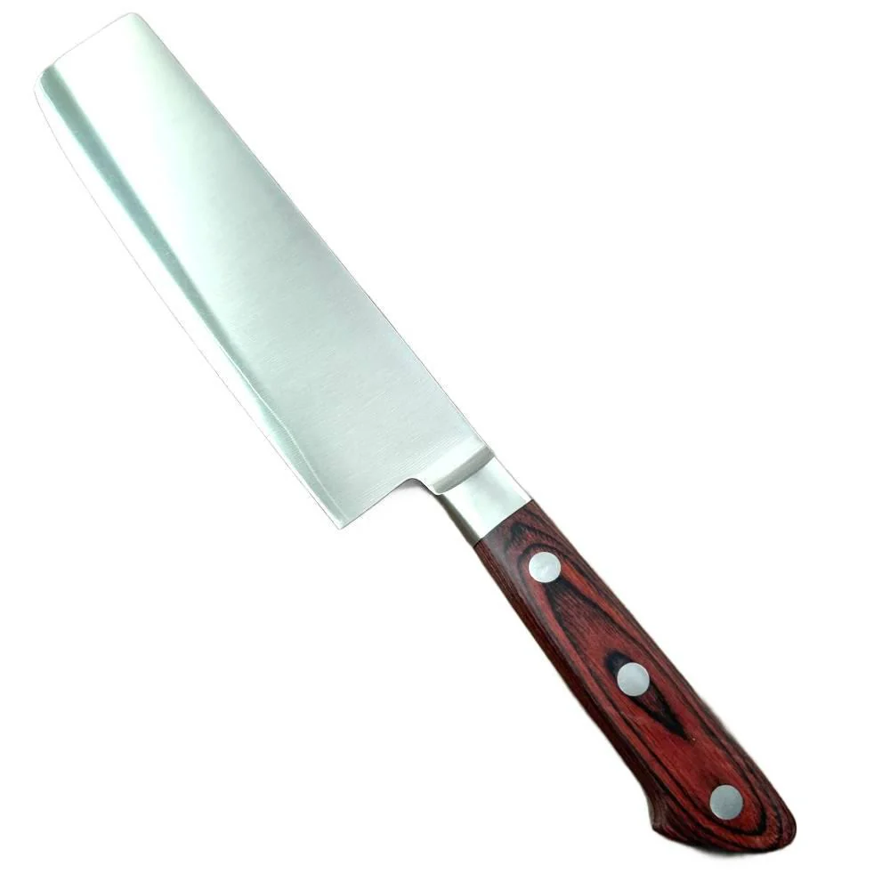 Kurenai Nakiri Knife Molybdenum Vanadium Vegetable Knife 165mm - Image 4