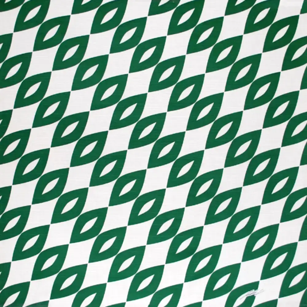 Furoshiki Green & White Pattern Designed Cotton Wrapping Cloth 90cm
