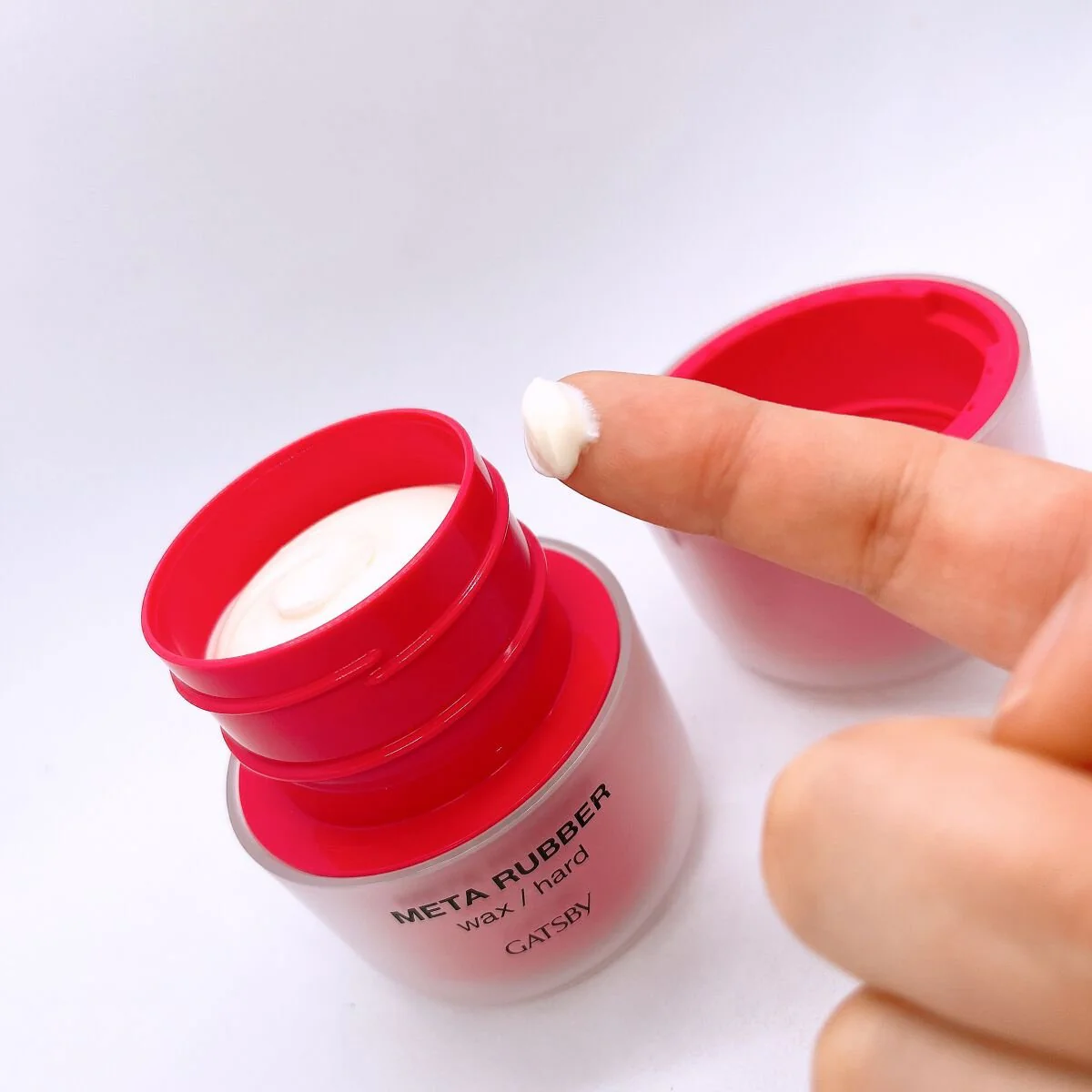 Gatsby Meta Rubber Hard Hold Hair Wax Non-Greasy Matte Finish 65g - Image 4