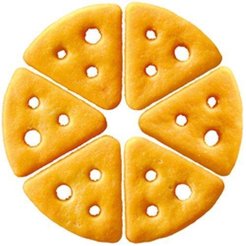 Glico Cheeza Camembert Cheese Crackers Savory Crunchy Snack 32g - Image 2