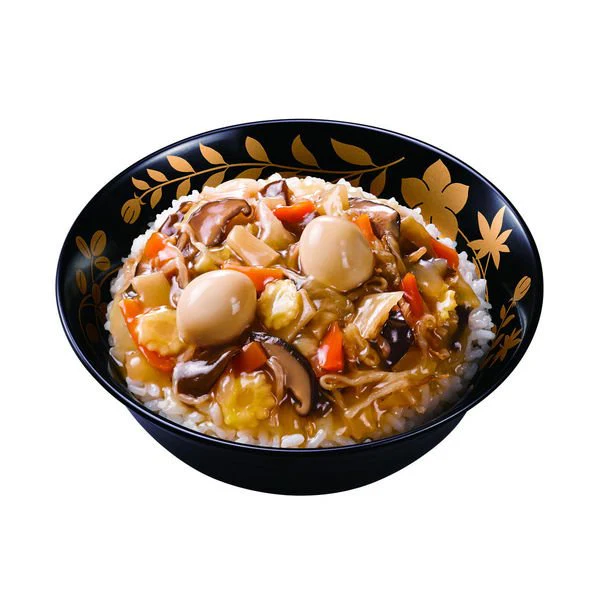 Glico Donburi Tei Chukadon Chinese Style Vegetables Bowl 210g - Image 2