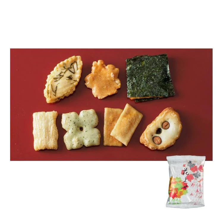 Syugetsu Senbei Mix Japanese Rice Crackers Variety Box (18 Bags) - Image 5