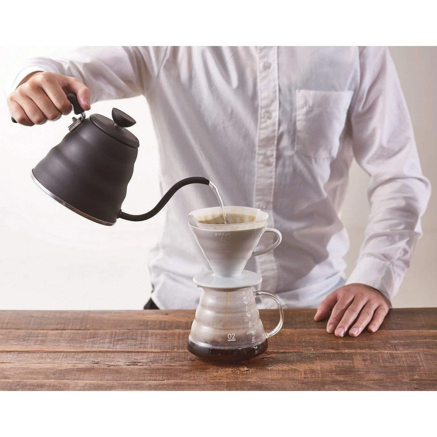 Hario V60 Drip Kettle Buono Matte Black 800ml - Image 2