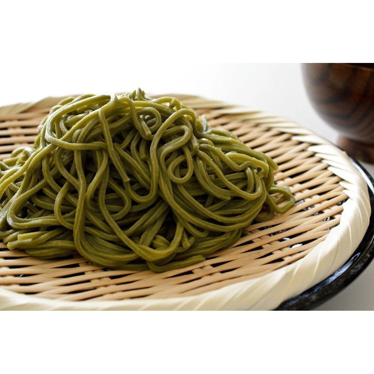 Hatakenaka Matcha Green Tea Soba Noodles 200g - Image 3