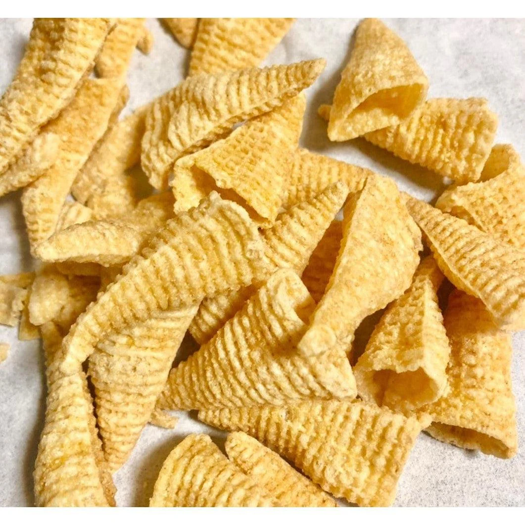 House Foods Tongari Corn Japanese Cone Shaped Chips Grilled Corn Flavor 68g - Image 2