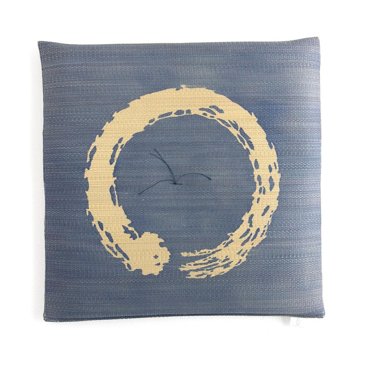 Ikehiko Igusa Rush Grass Tatami Floor Cushion 55 x 55 cm - Image 7