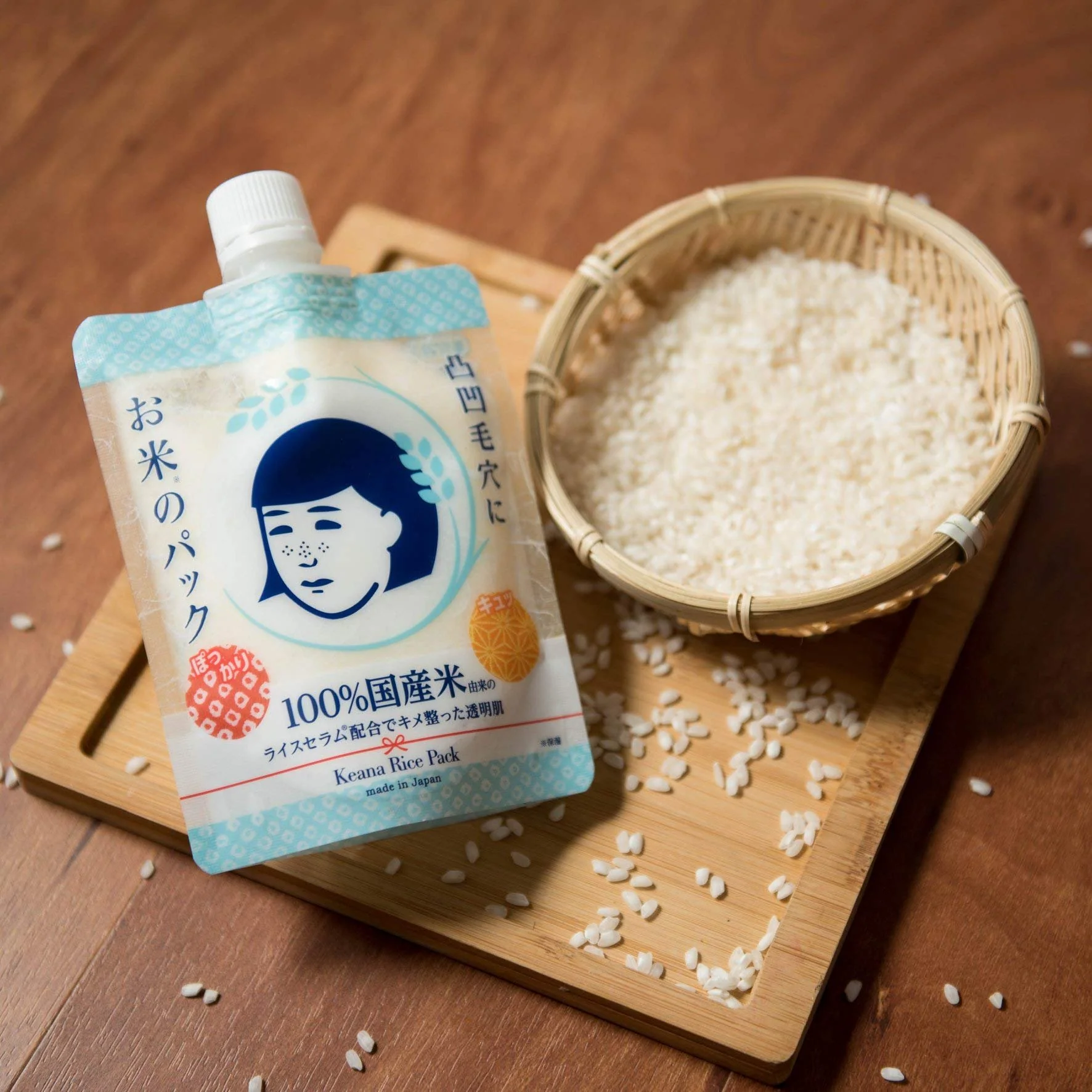 Ishizawa Lab Keana Rice Pack For Clogged Pores & Dull Skin 170g - Image 6