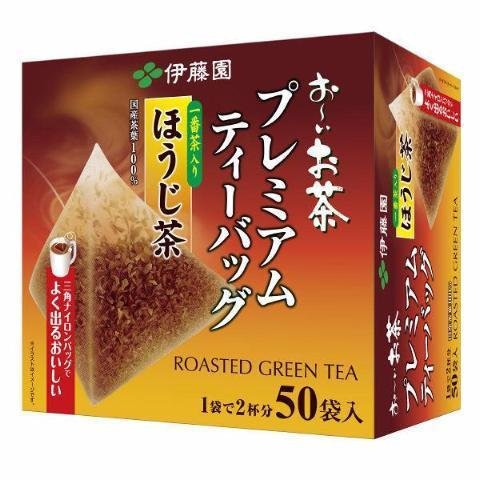 Itoen Oi Ocha Hojicha Premium Roasted Green Tea 50 Bags - Image 4
