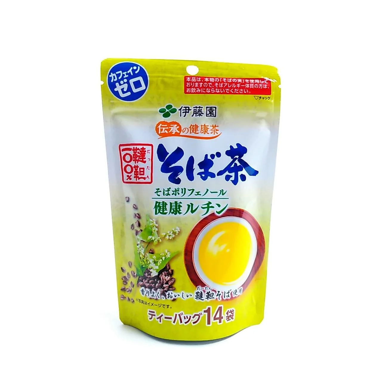 Itoen Sobacha Decaffeinated Tartary Buckwheat Tea Bags 14 ct. - Image 2