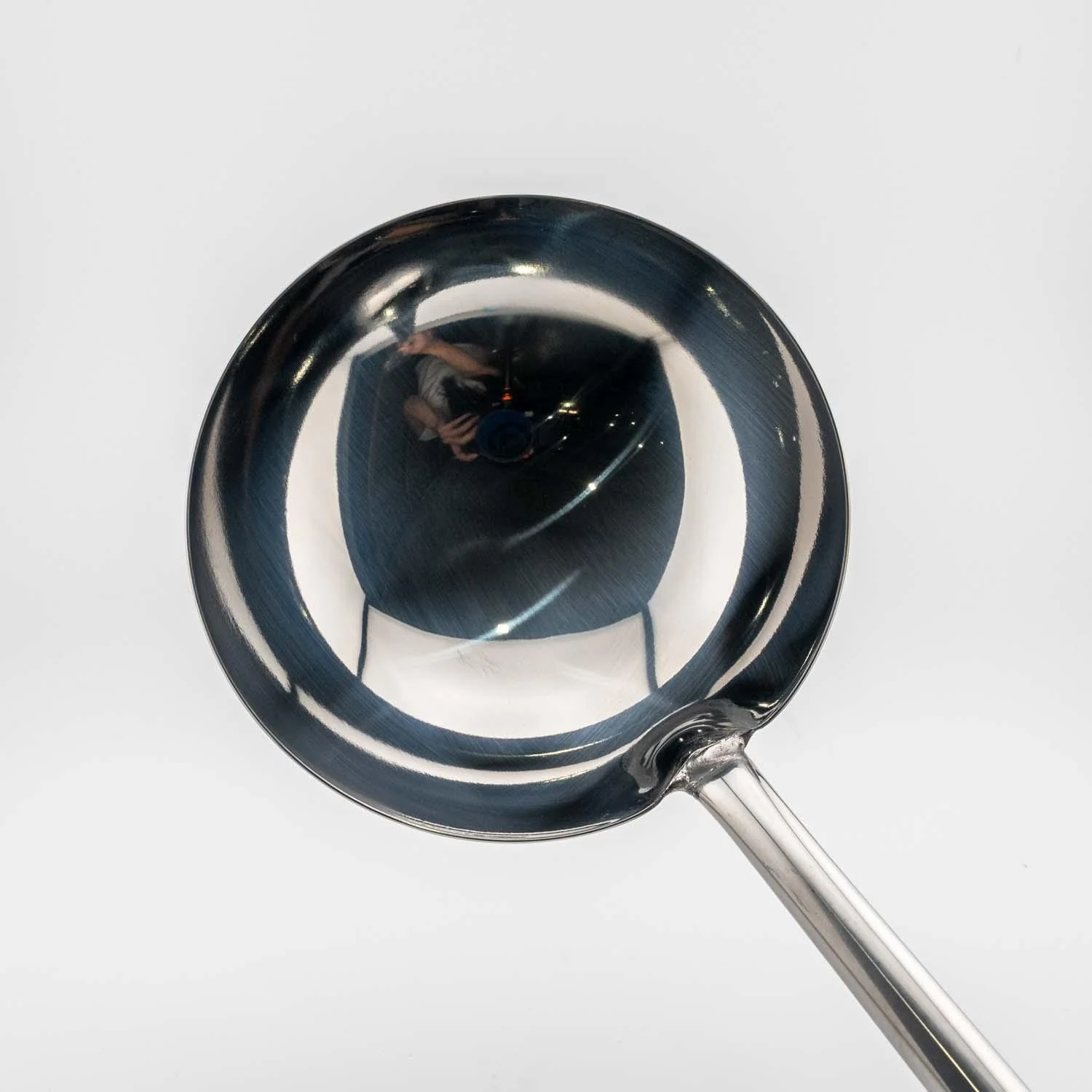 Light Japanese Stainless Steel Wok Ladle (320ml Capacity) ⌀130mm - Image 2