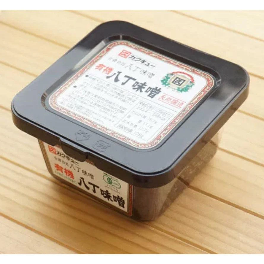 Kakukyu Organic Hatcho Miso 2-Year Aged Dark Soy Miso Paste 300g - Image 2
