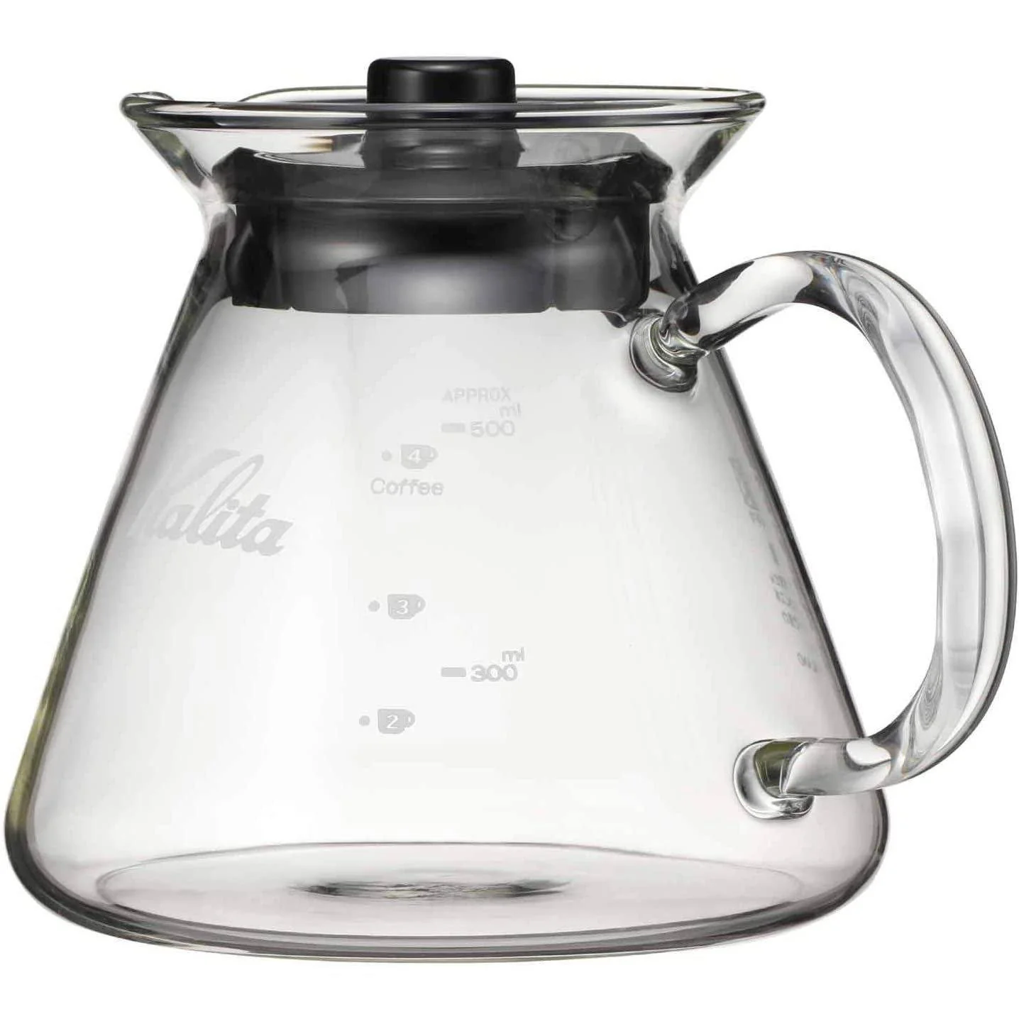 Kalita Glass Coffee Server G 500 (for 2~4 Servings) - Image 2