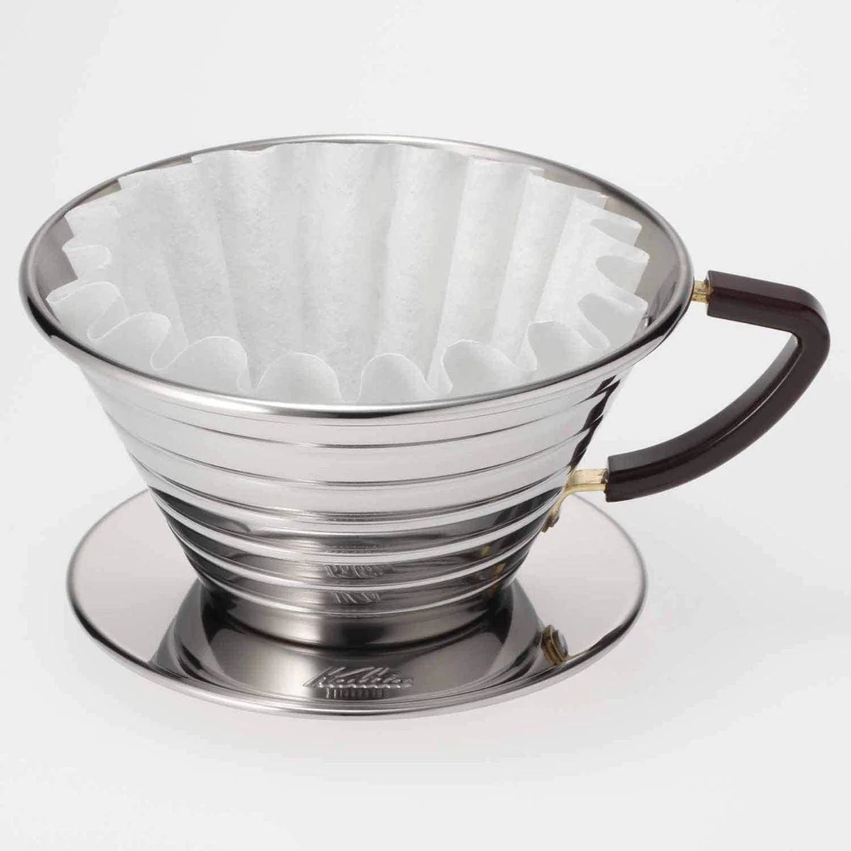 Kalita Wave 185 Coffee Dripper Stainless Steel 185S - Image 2