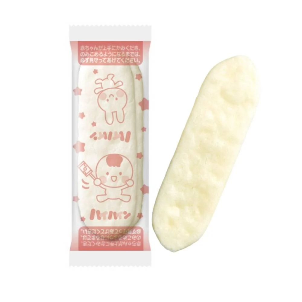 Hai Hain Plain Rice Crackers for Babies 40g Ă— 3 Bags - Image 2