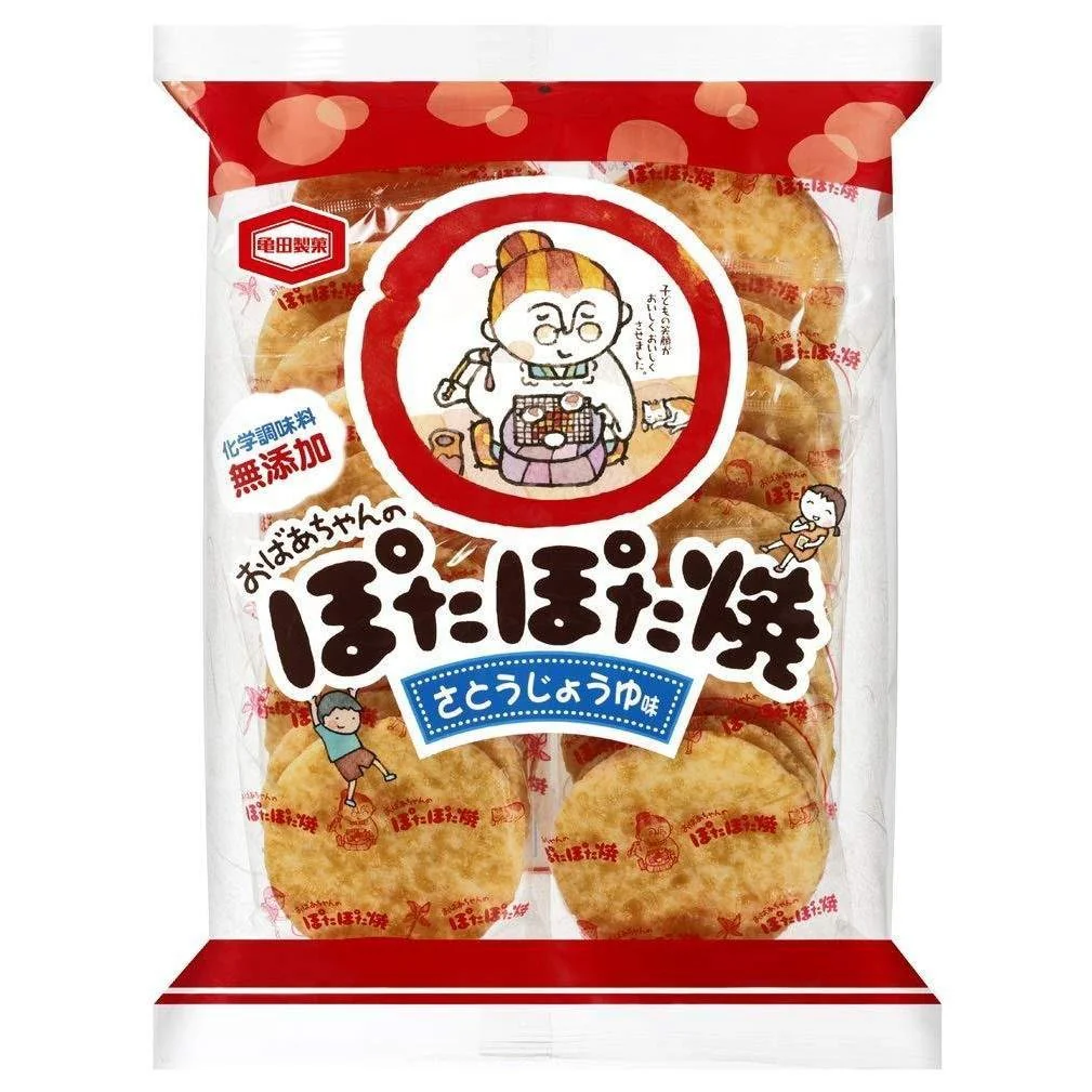 Auntie's Potapota Yaki Senbei Rice Crackers 20 pcs. (Pack of 3) - Image 4