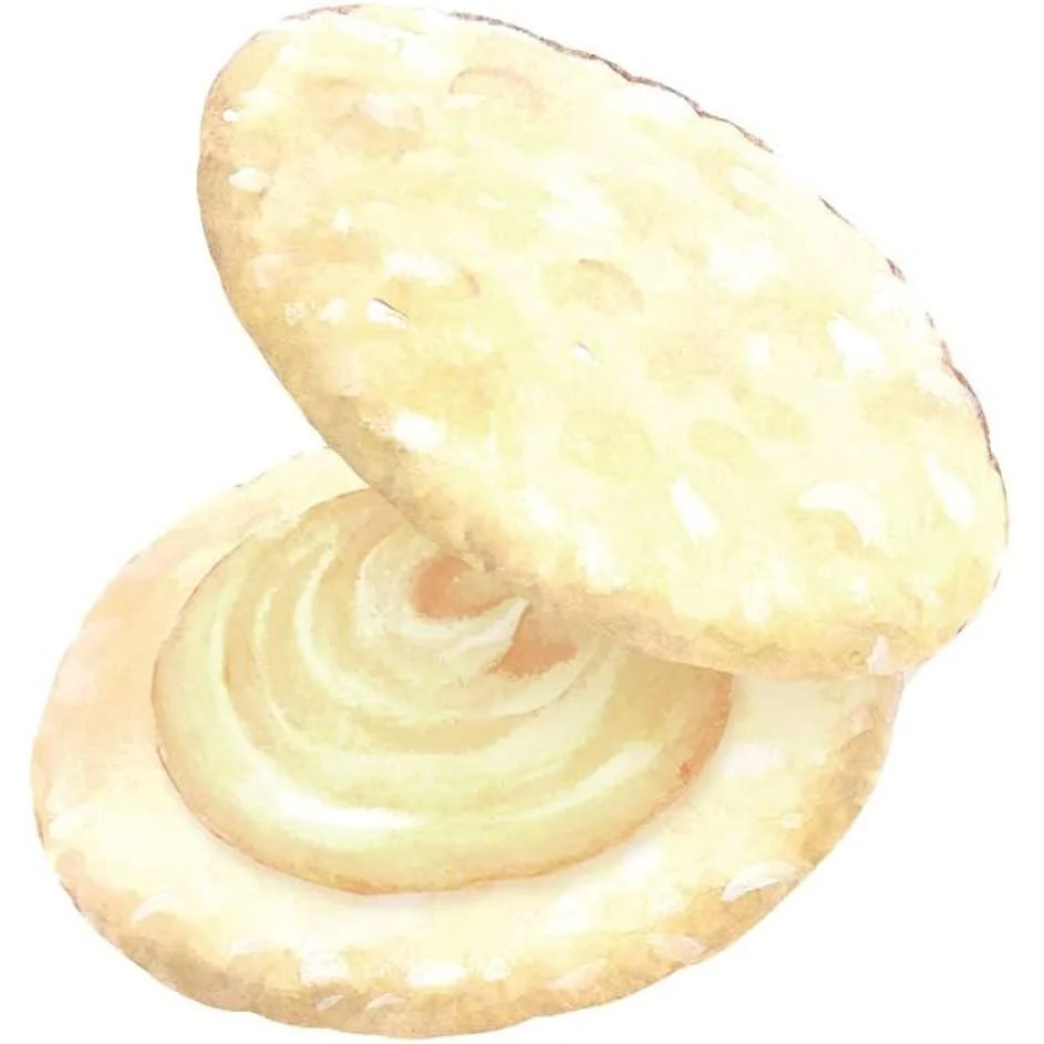 Shiroi Fusen Milk Cream Filled Soft Rice Crackers (Pack of 3) - Image 4