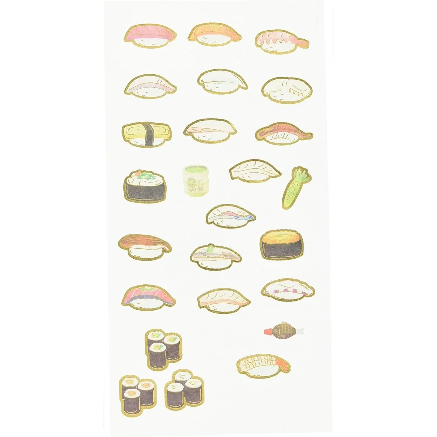 Kamiiso Japanese Food Scrapbook Stickers Sushi Theme - Image 3