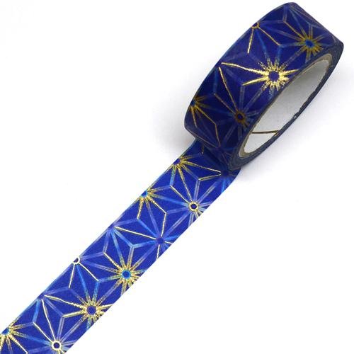 Kamiiso Kimono Washi Tape Hemp Leaf Pattern Masking Tape - Image 2