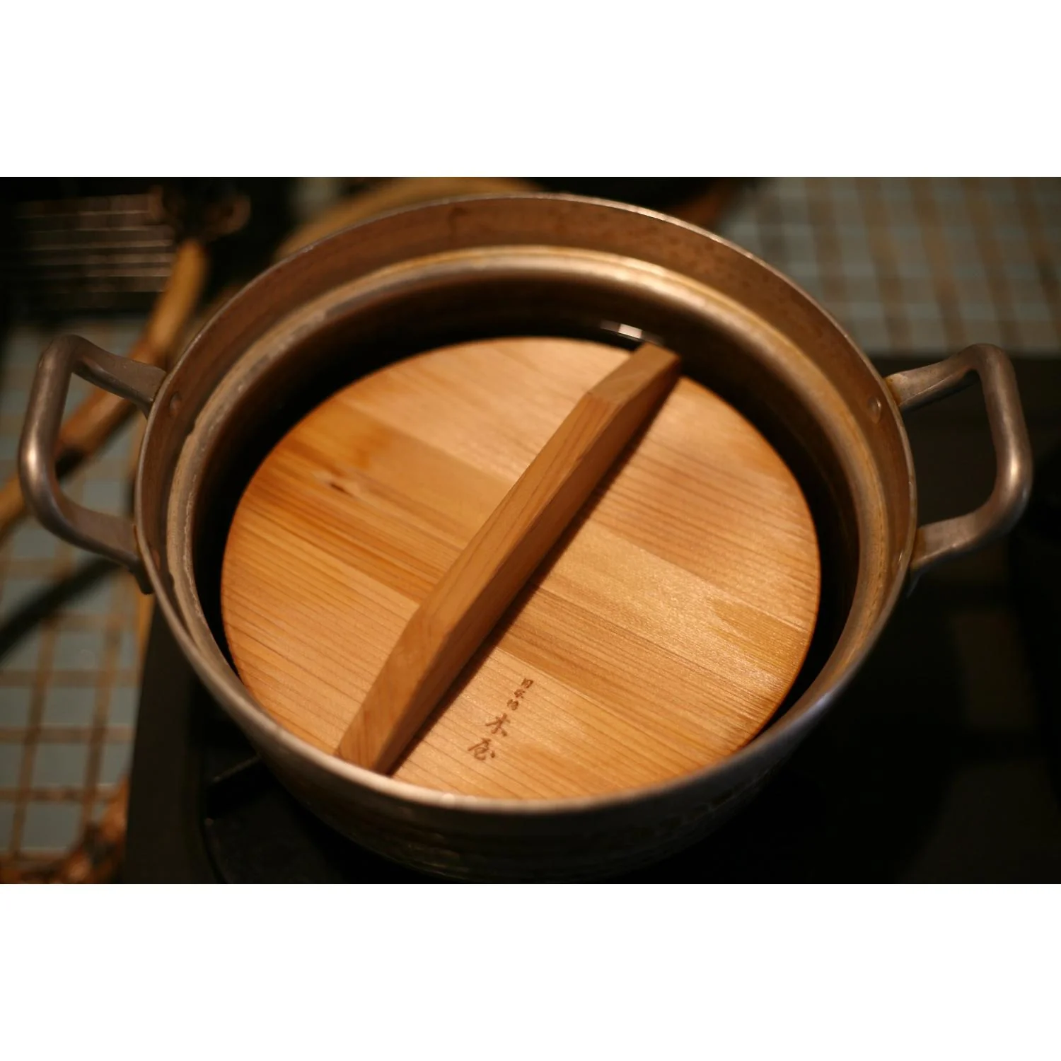 Kiya Otoshibuta Cooking Drop Lid Kiso Sawara Wood - Image 3