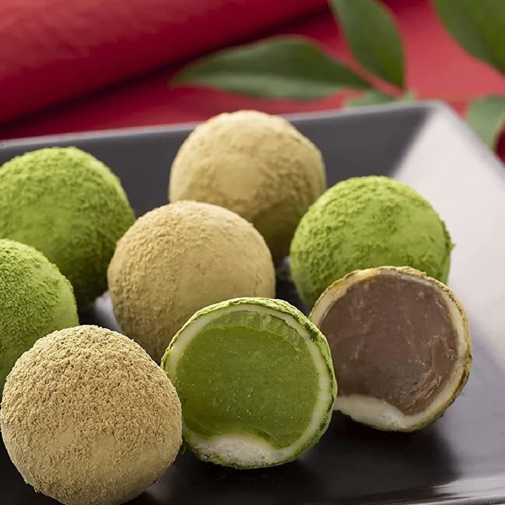 Kiyosen Uji Matcha & Hojicha Chocolate Truffles Gift Box 6 Pieces - Image 2