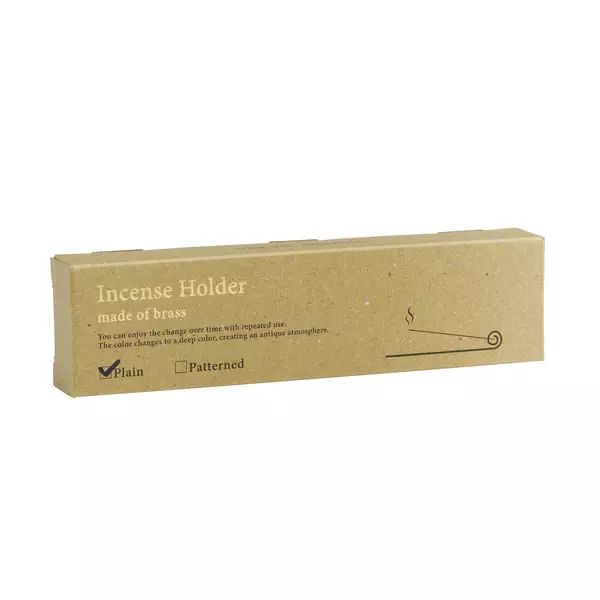 Kousaido Brass Plate Incense Holder Unique Minimalist Incense Burner - Image 4