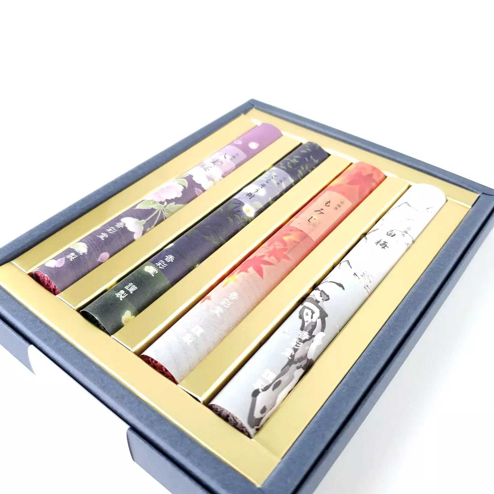 Kousaido Seasonal Incense Sticks Gift Box Four Fragrances 180 Sticks - Image 4