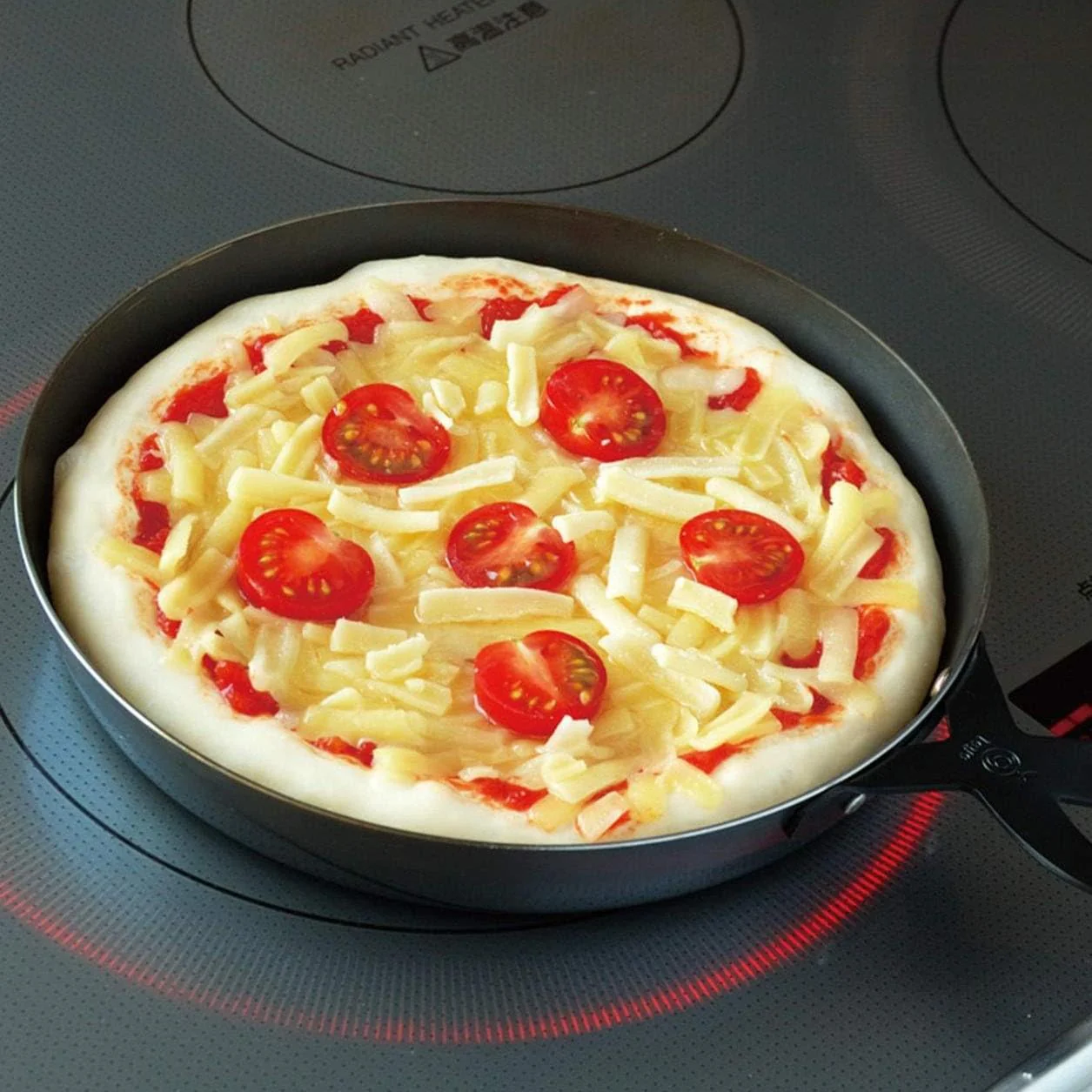 Leye Small Pizza Plate For Broiler Grill Multi-Purpose Iron Pizza Pan - Image 5