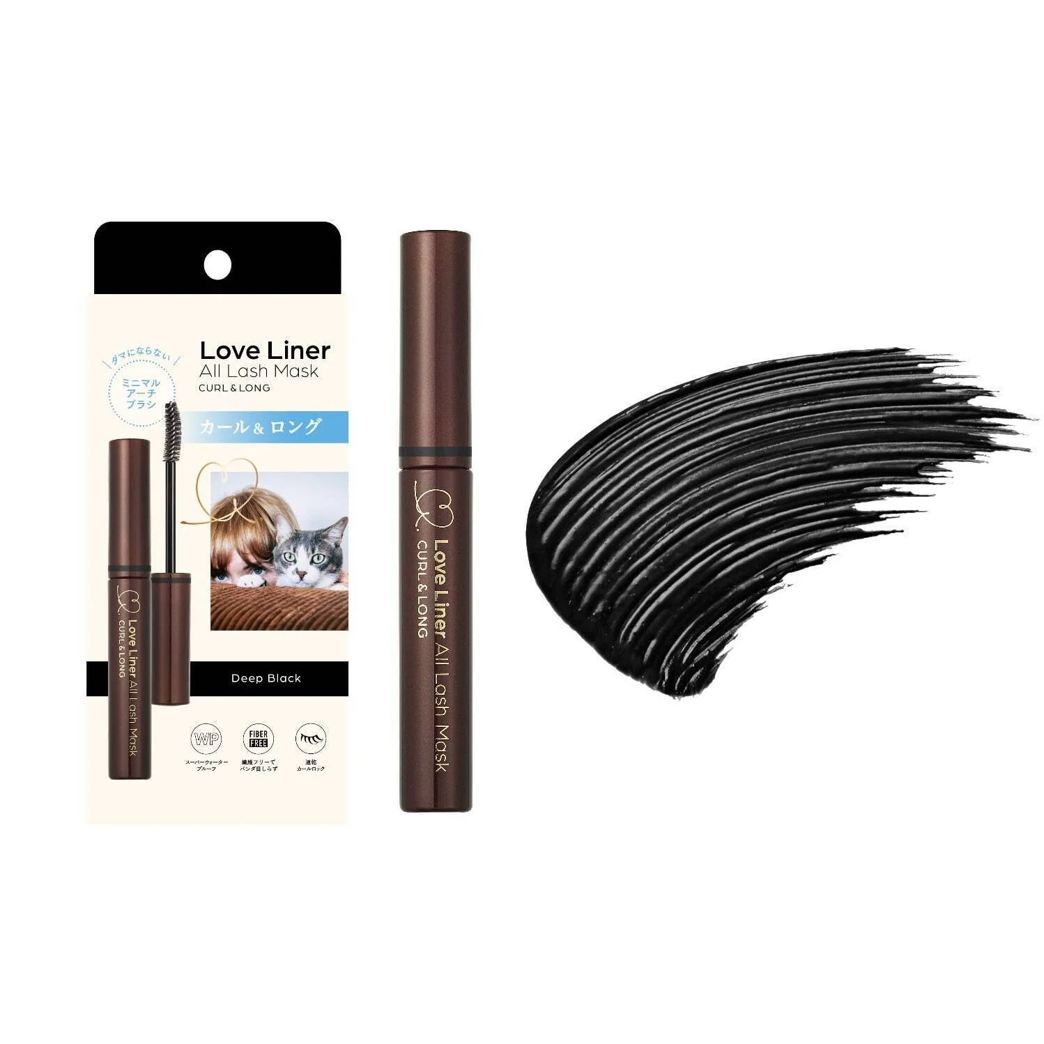 Love Liner All Lash Mask Curl & Long Super Waterproof Black Mascara - Image 2
