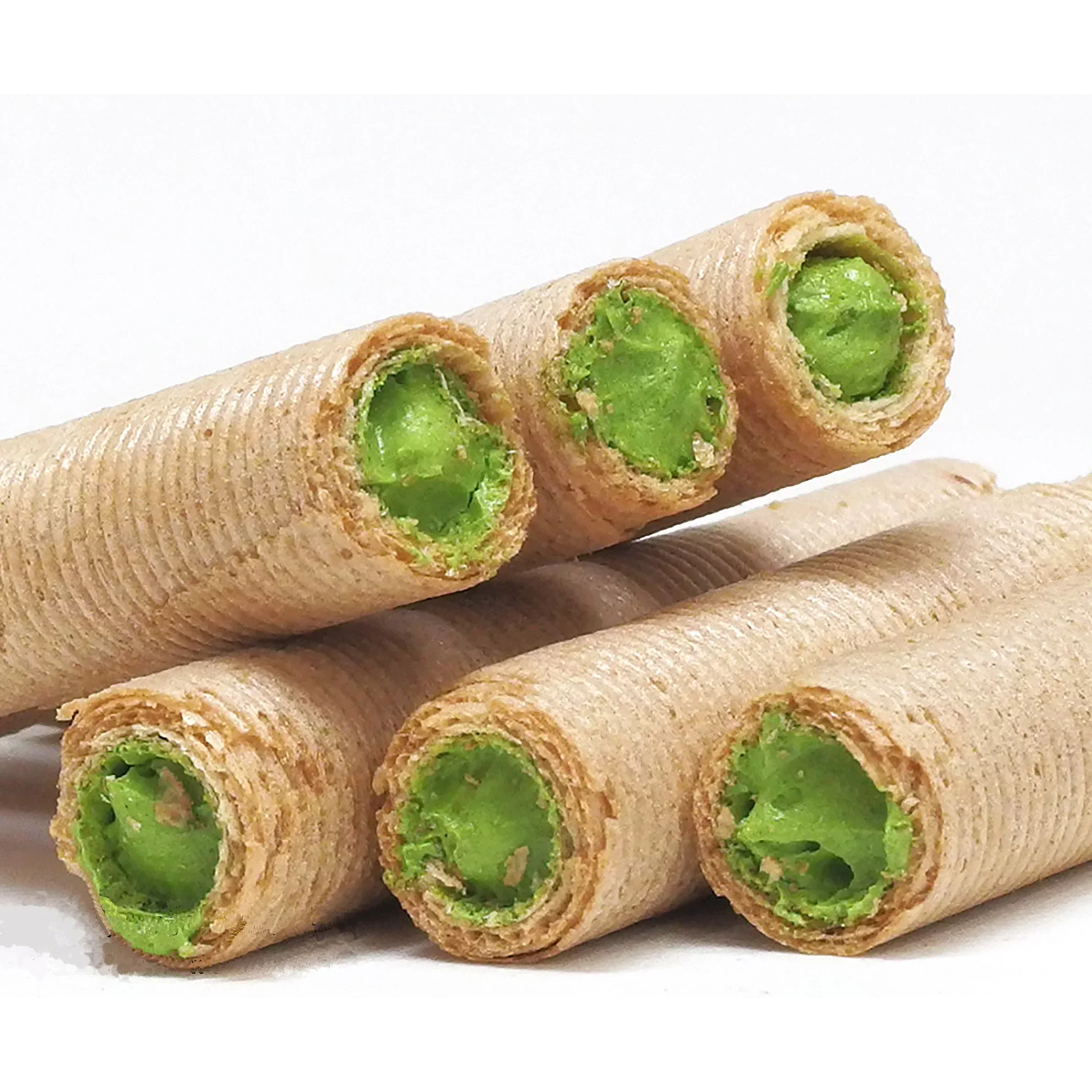 Marukyu Koyamaen Matcha Cream Wafer Roll Biscuits 16 Pieces - Image 4