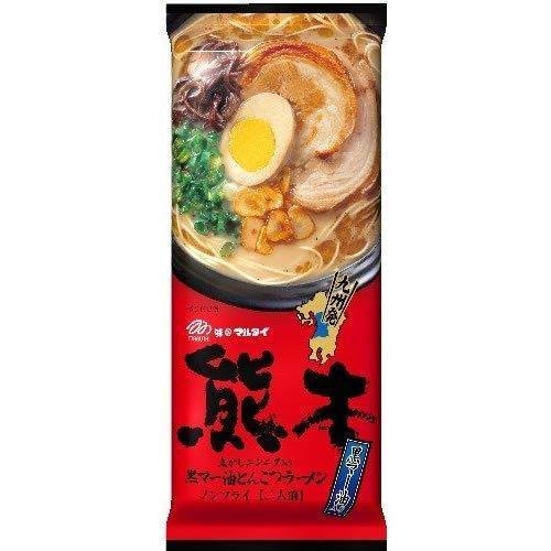 Marutai Kumamoto Ma-Yu Black Garlic Oil Tonkotsu Instant Ramen 3 Packs - Image 2