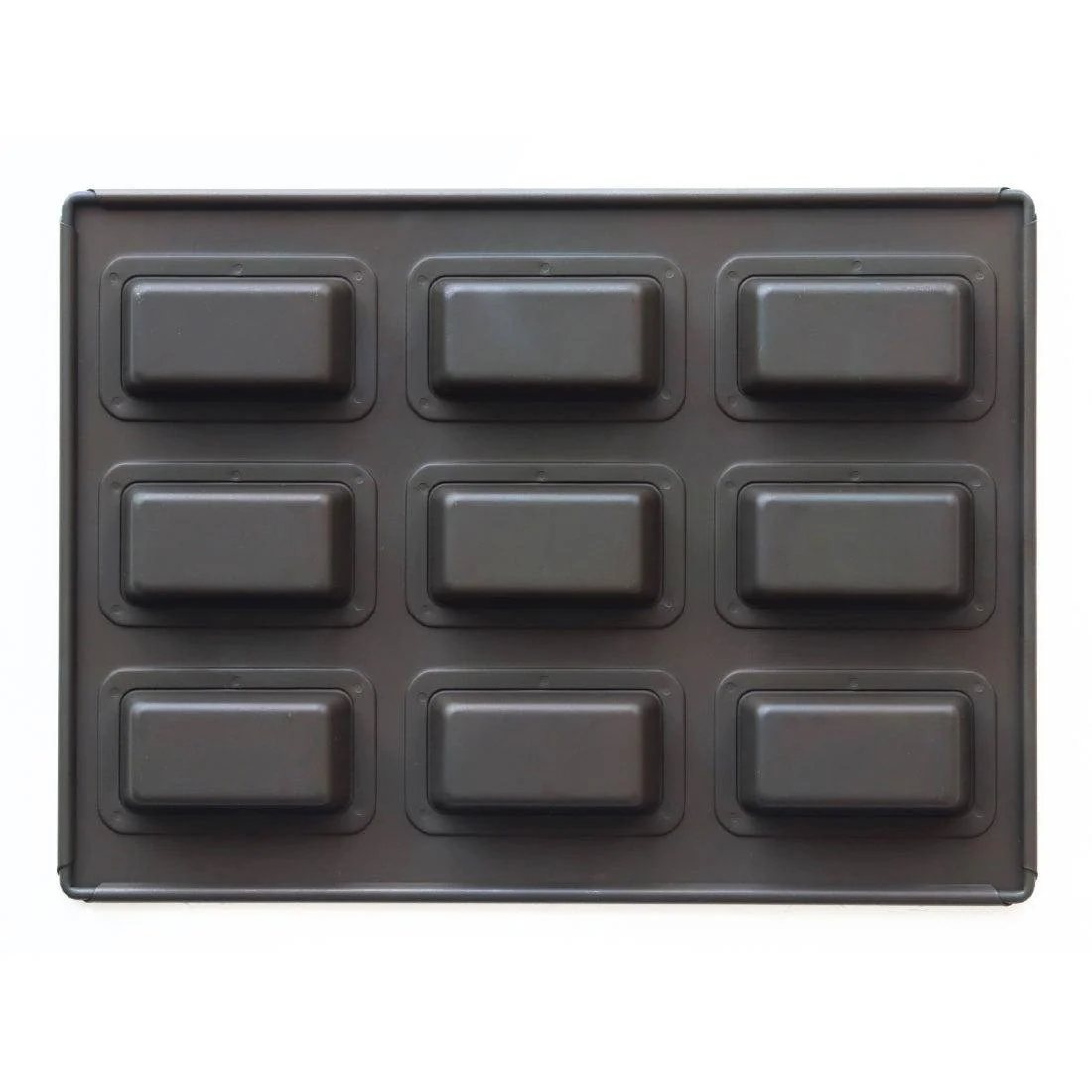Matsunaga Financier Cake Mold (Nonstick Teflon-Coated Financier Pan) 9 Wells - Image 4