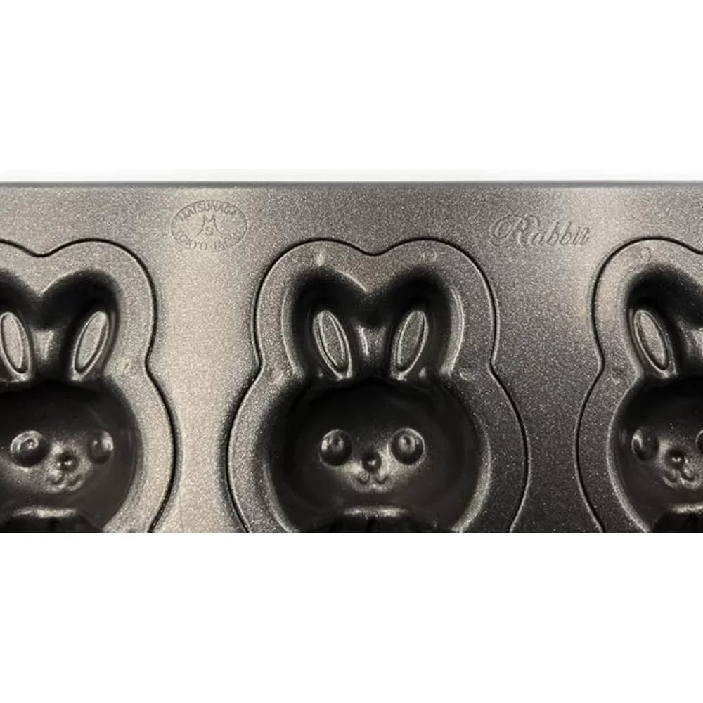 Matsunaga Nonstick Baking Tray Rabbit Shape Cake Mold 8 Cavity - Image 5