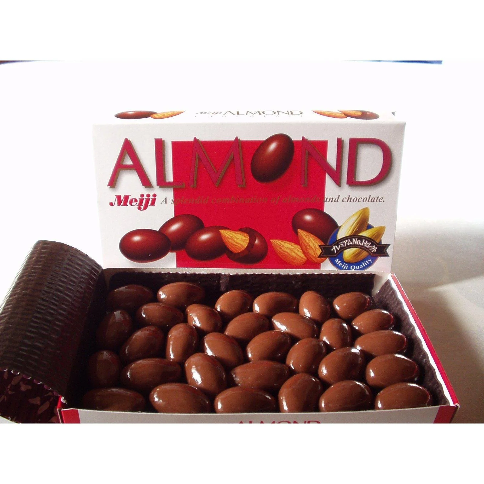 Meiji Almond Chocolate Snack Rich Milk Chocolate with Almonds 79g - Image 3