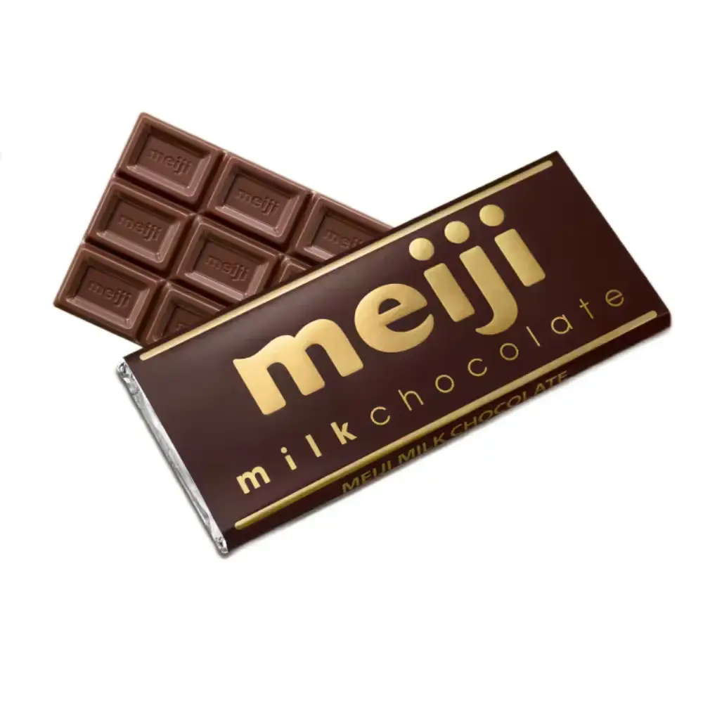 Meiji Milk Chocolate Pure Milk Chocolate Bar 50g (Pack of 5) - Image 3