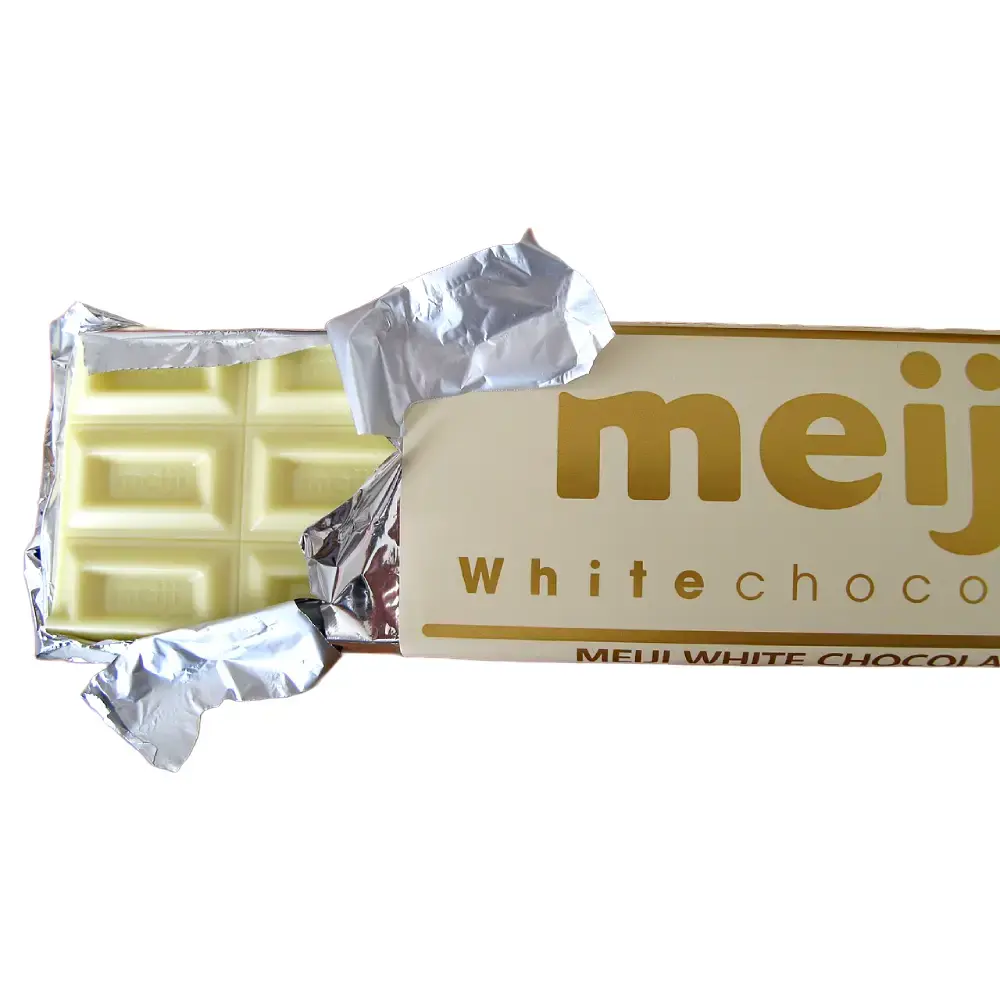 Meiji White Chocolate White Chocolate Bar 40g (Pack of 5) - Image 3