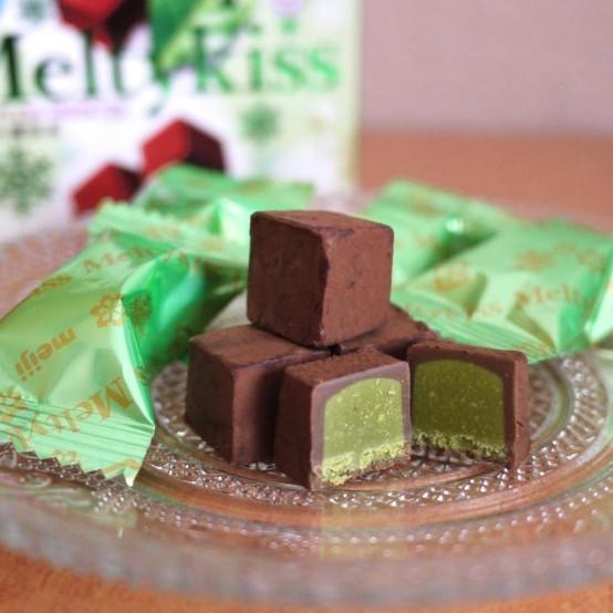 Meltykiss Matcha Soft Melting Choco Matcha Cubes 53g (Pack of 3) - Image 2