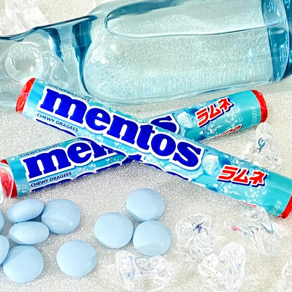 Mentos Chewy Dragees Japanese Ramune Soda Soft Candy (Pack of 6) - Image 4