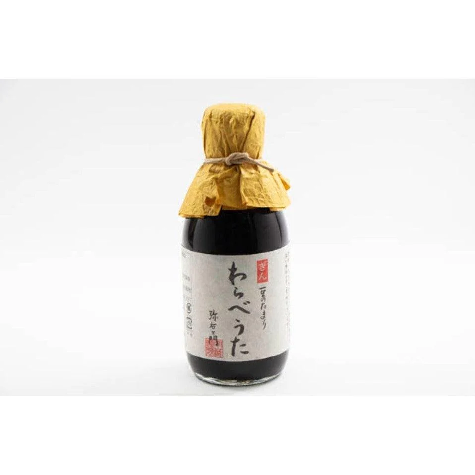 Warabeuta Tamari Shoyu Rich 3-Year Barrel Aged Gluten-Free Soy Sauce 200ml